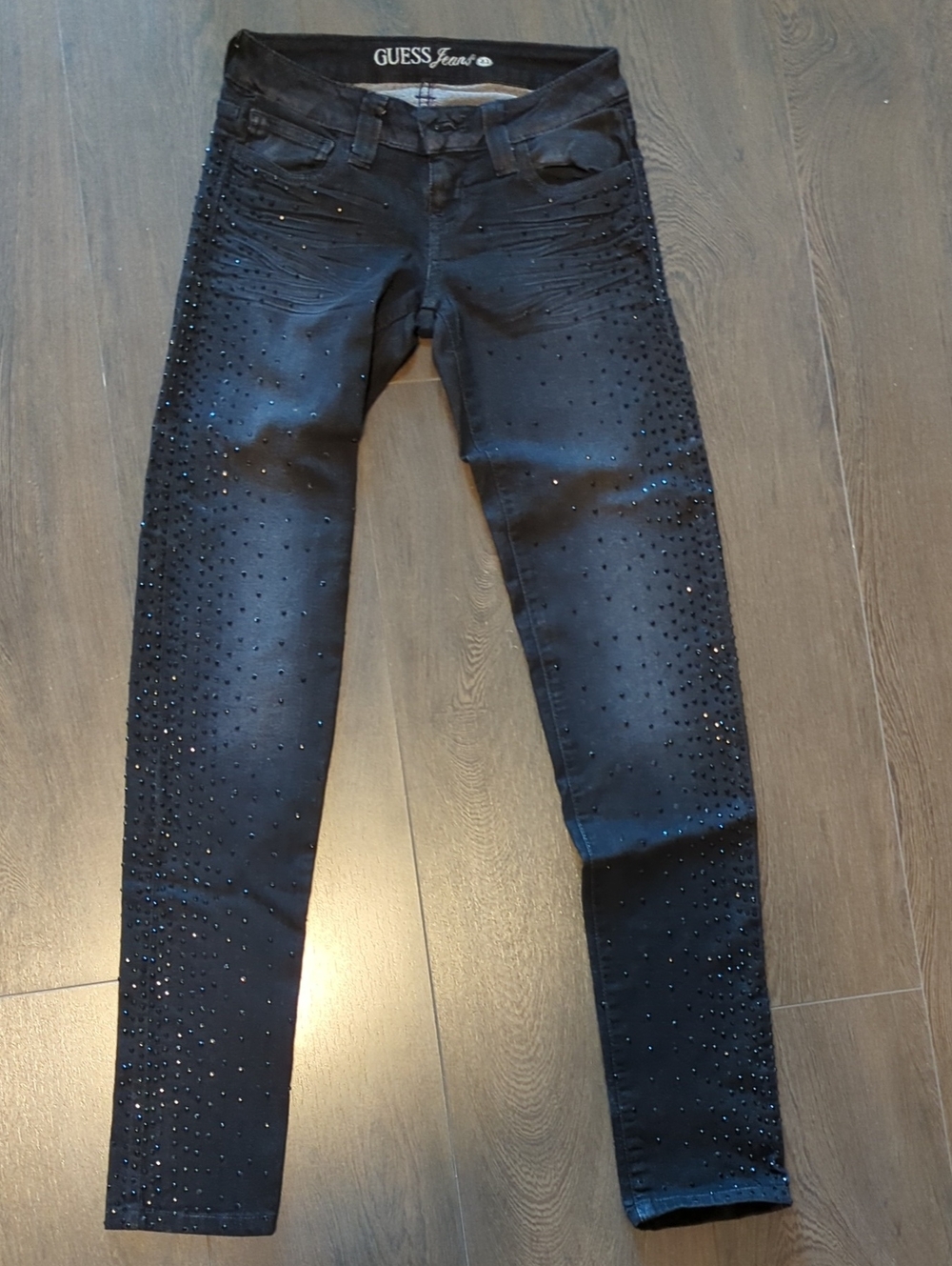 Guess Rhinestone Detailed Jeans - Picture 2 of 9